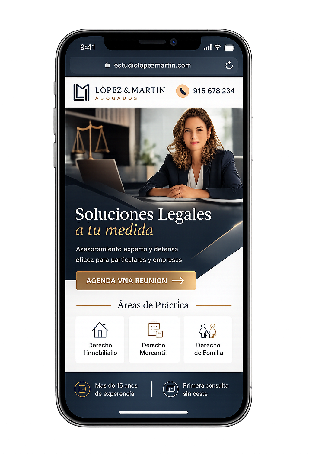 web de abogada laboralista Leire
