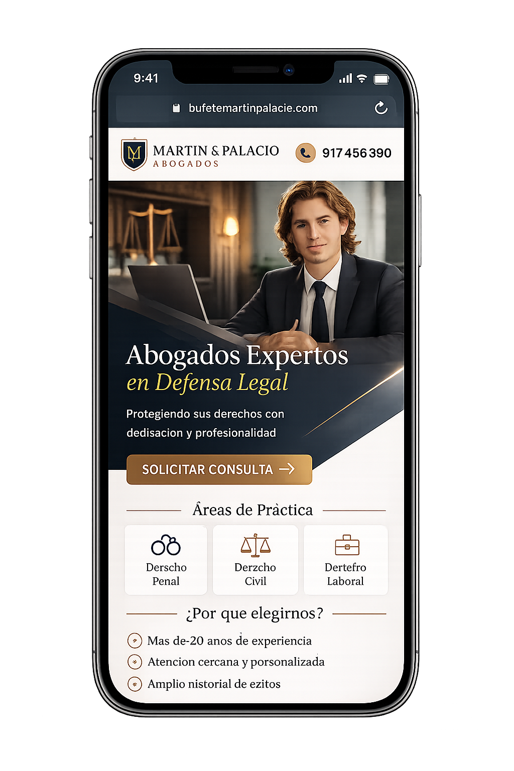 web para abogados de familia